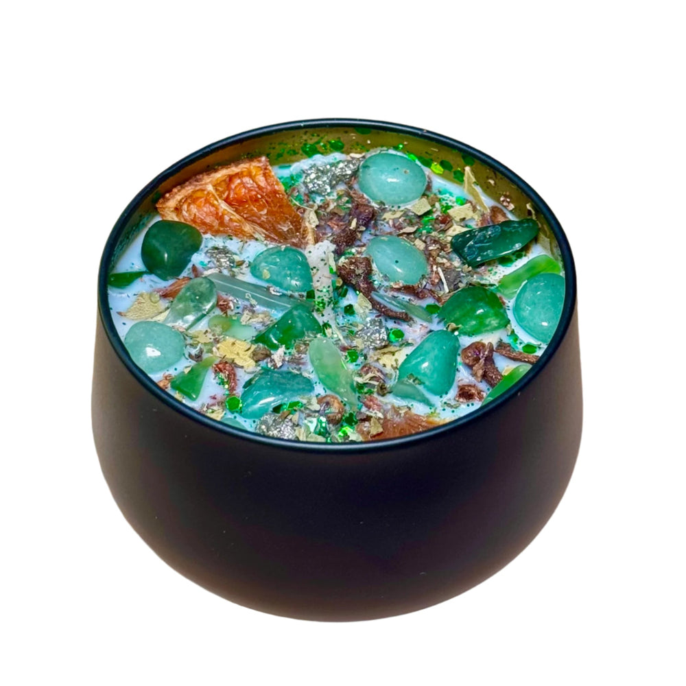 Abundance Soy Candle by MoonChild Tarot UK - Petite Belle