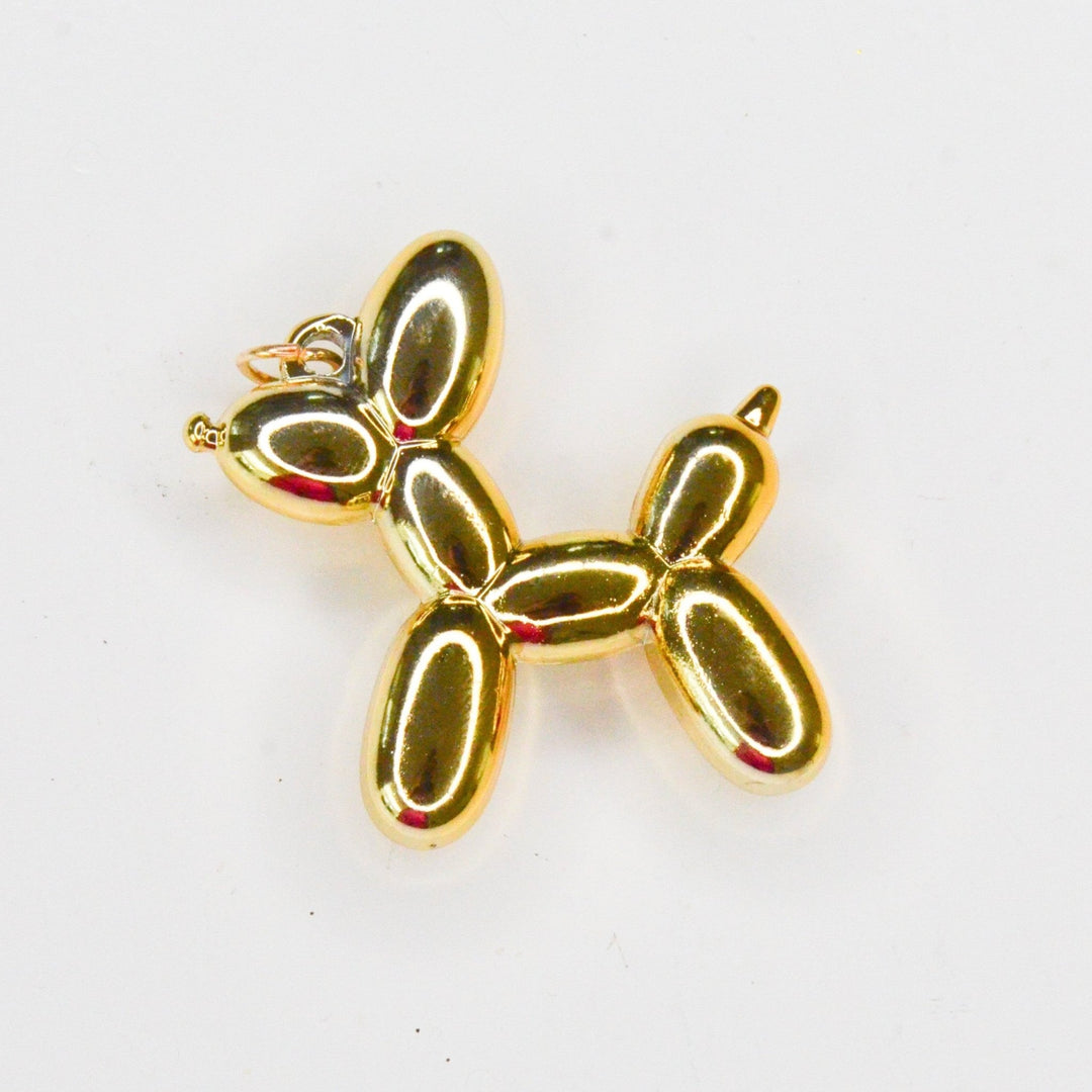 Balloon Dog Gold Charm by Feestbeest Kids - Petite Belle