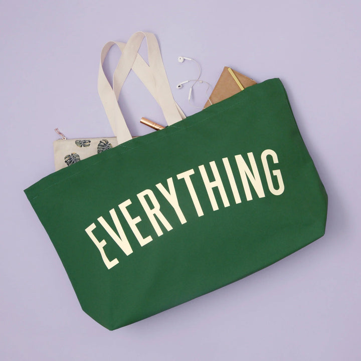 Everything - Forest Green REALLY Big Bag by Alphabet Bags - Petite Belle