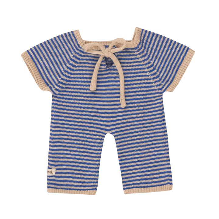 Gommu Thin Stripes Long Onepiece - Petite Belle
