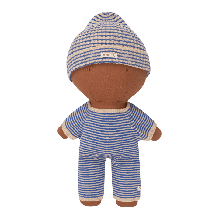 Gommu Thin Stripes Long Onepiece - Petite Belle