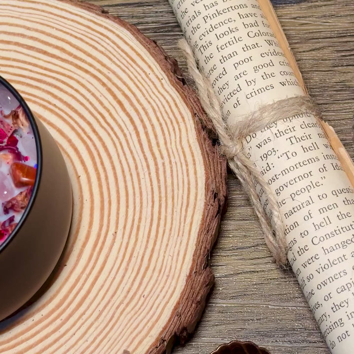 Love Soy Candle by MoonChild Tarot UK