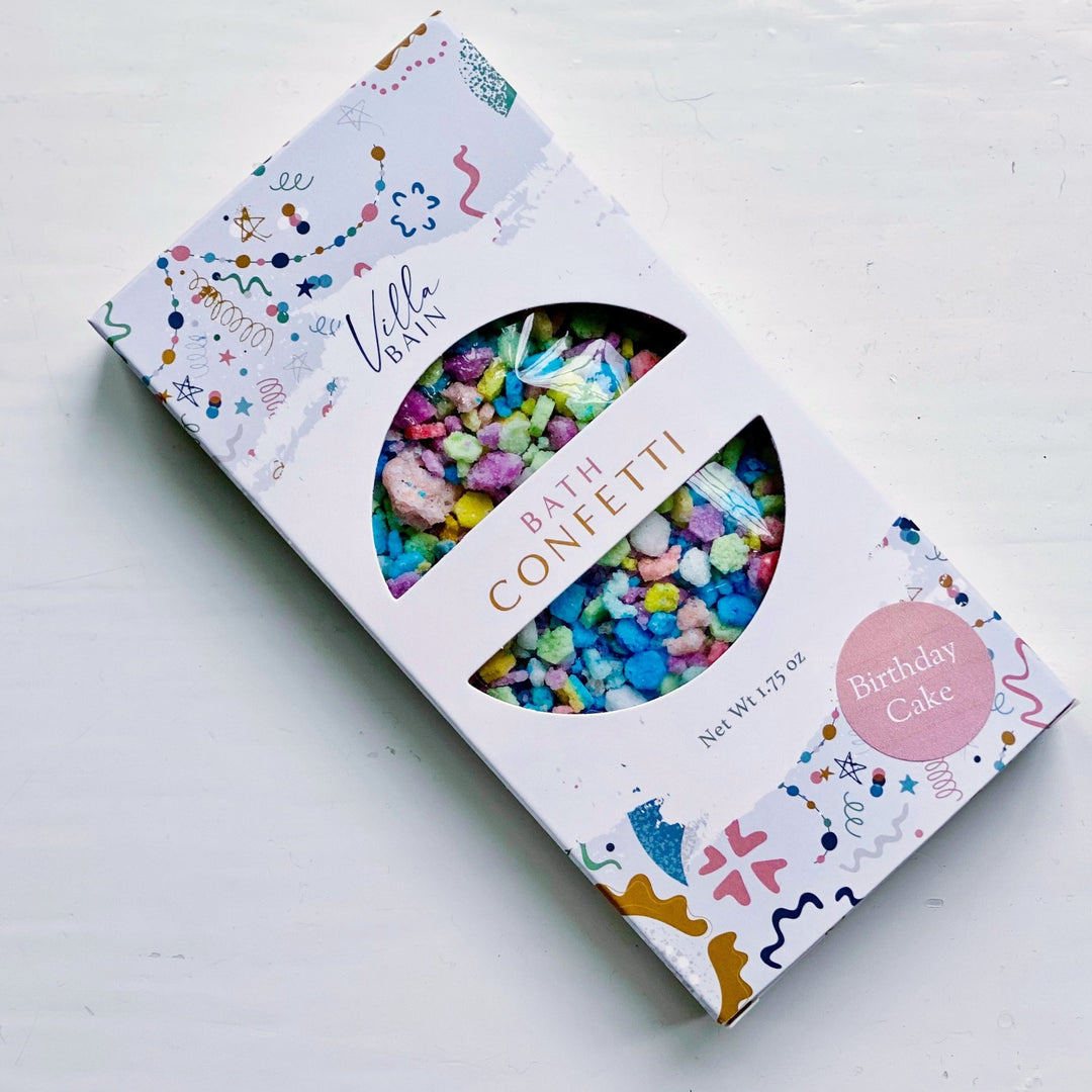 Birthday Cake Bath Confetti by Villa Bain - Petite Belle
