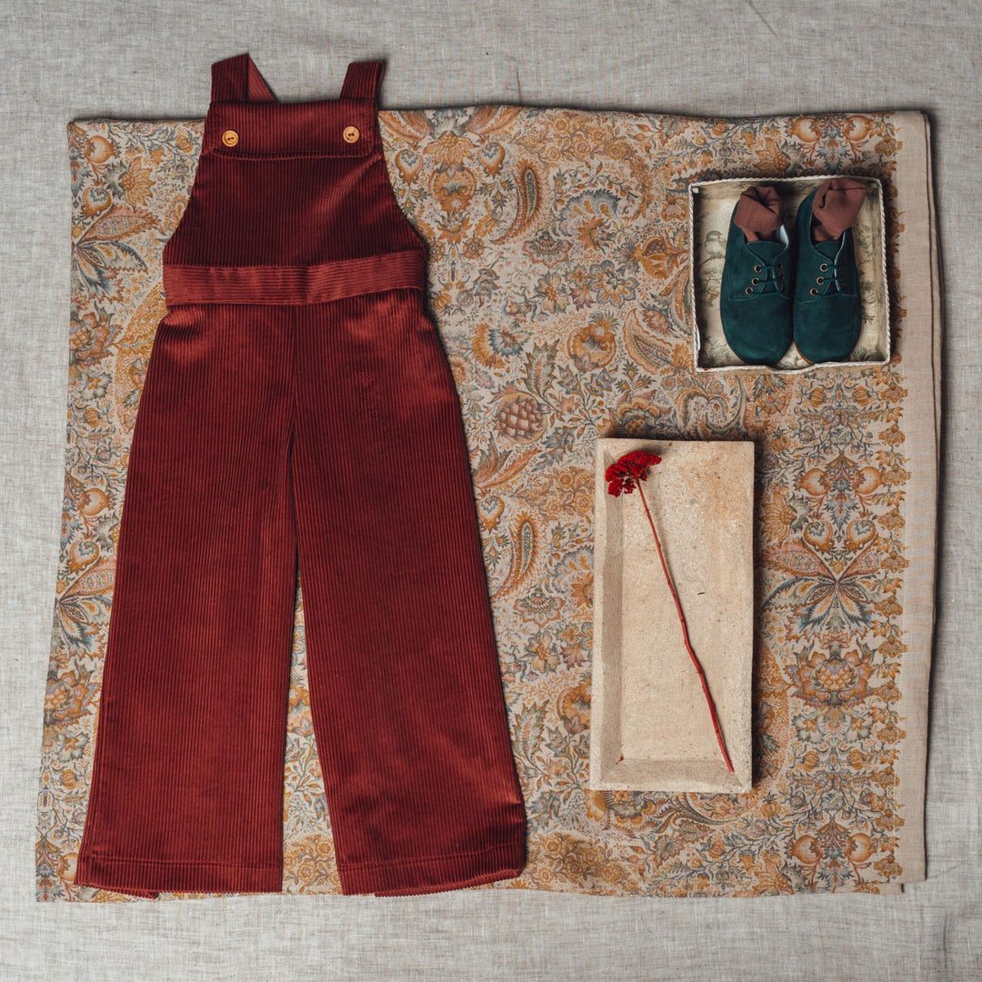 Burgundy Corduroy Overall by Birinit Petit - Petite Belle