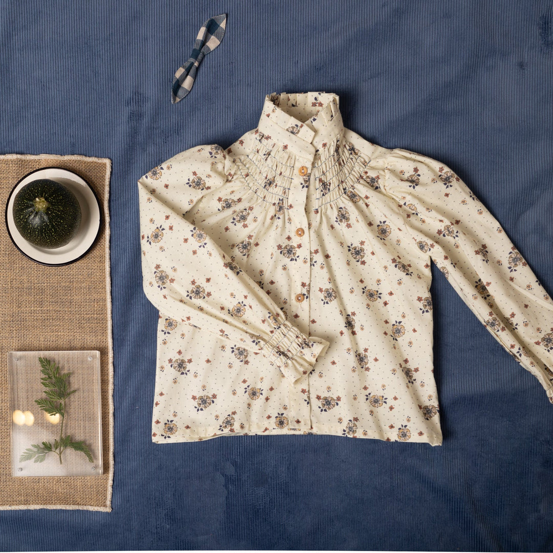 Chito Smocked Shirt by Birinit Petit - Petite Belle