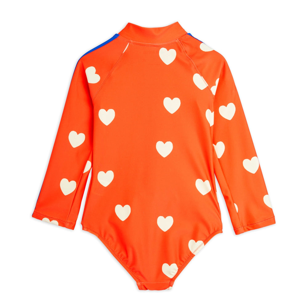 Hearts Long Sleeves Swimsuit by Mini Rodini - Petite Belle