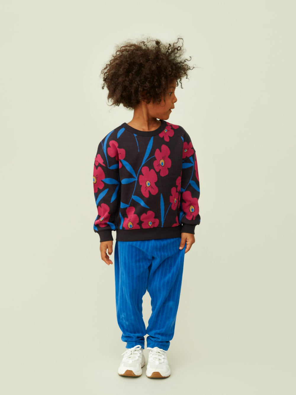 Mysterious Blooms Jacquard Sweatshirt by Mainio - Petite Belle