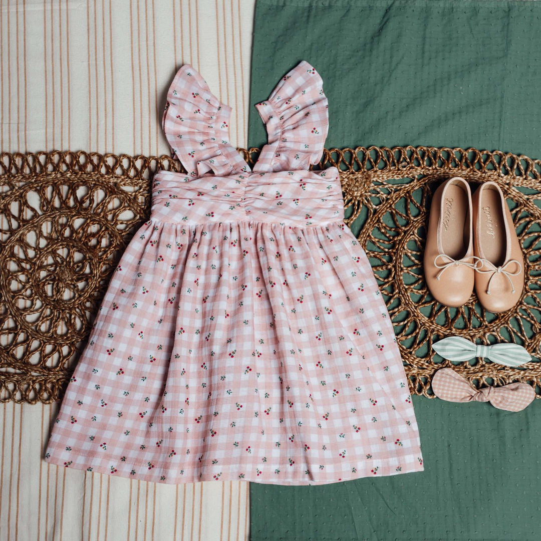 Pink Flower Dress by Birinit Petit - Petite Belle