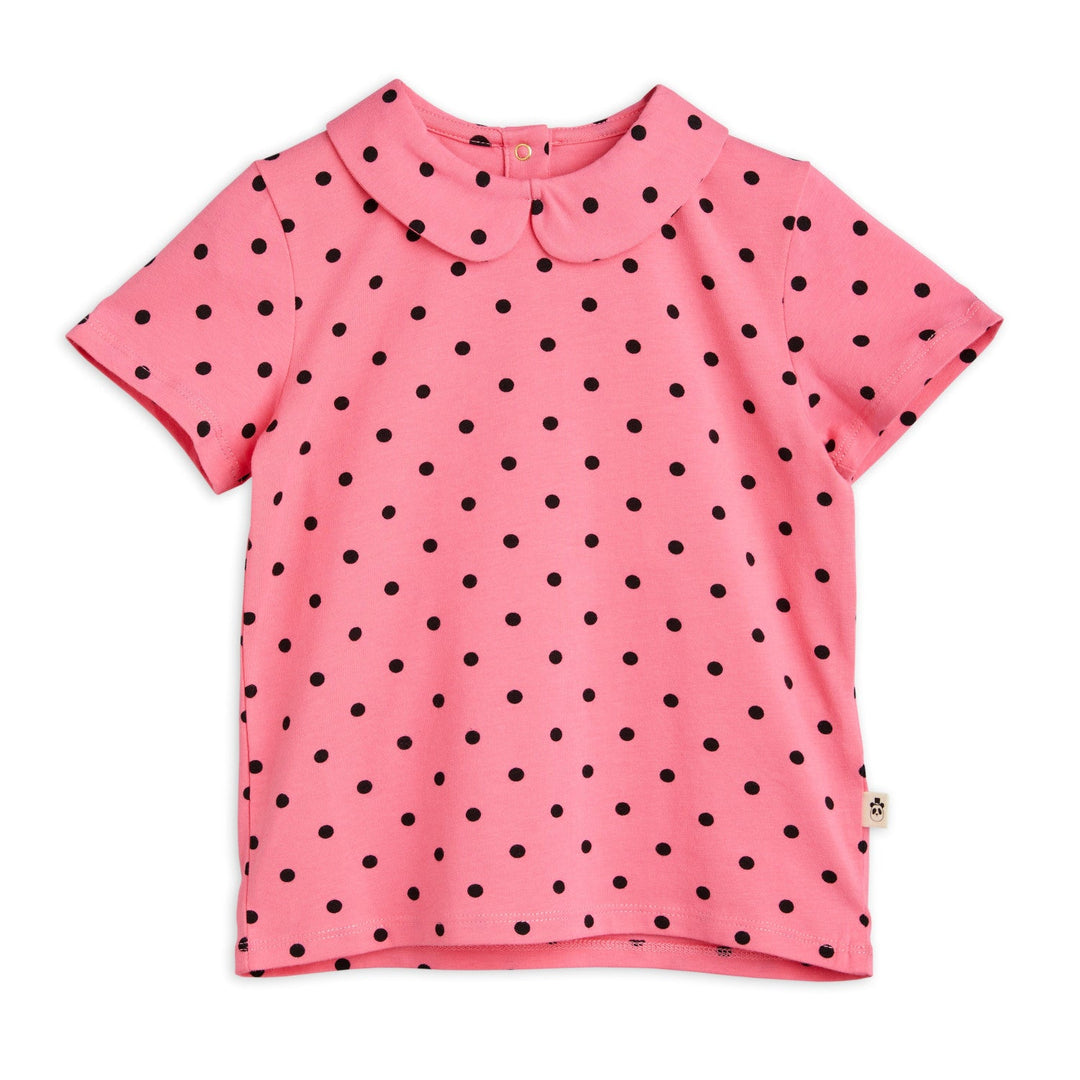 Polka Dot Collar Tee by Mini Rodini - Petite Belle