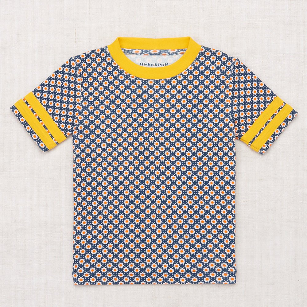 Rec Tee in Moonlight Flower Dot by Misha & Puff - Petite Belle