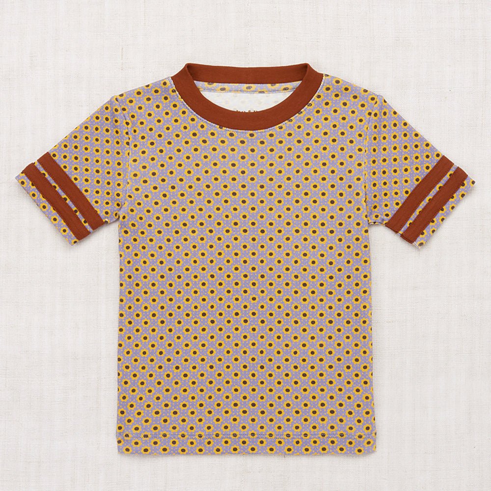 Rec Tee in Pewter Flower Dot by Misha & Puff - Petite Belle