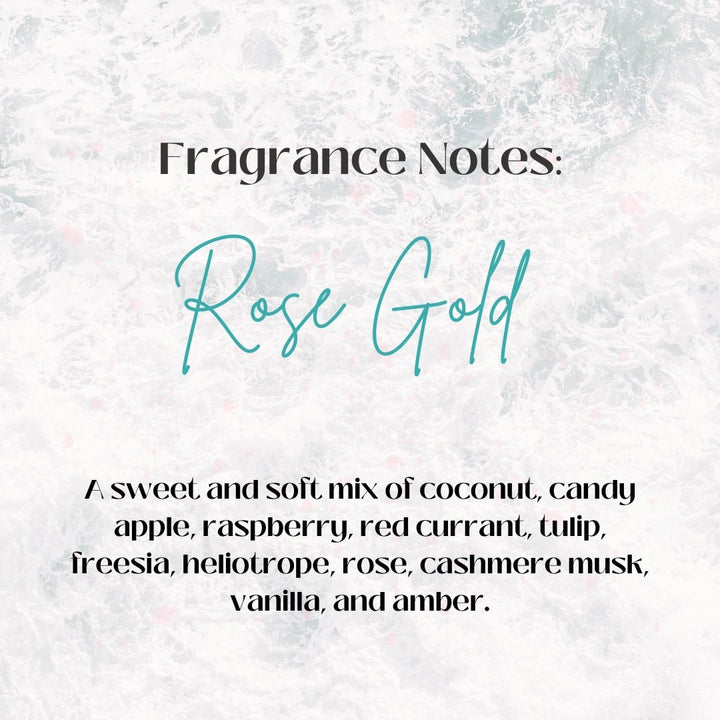 Rose Gold Bath Confetti by Villa Bain - Petite Belle