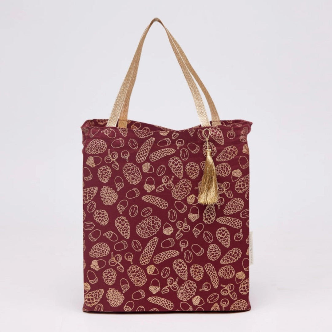 Scarlet Woodland Reusable Gift Tote Bags by Paper Mirchi - Petite Belle