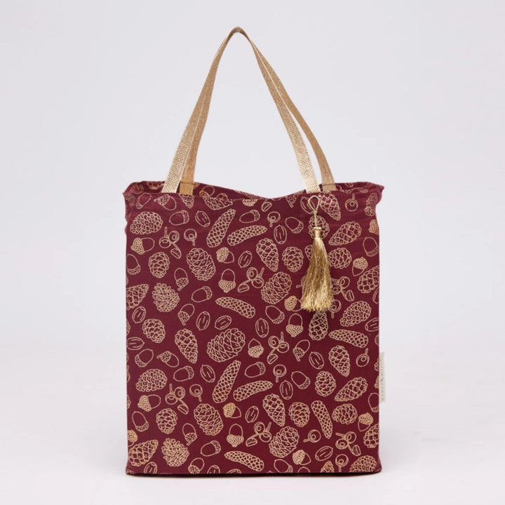 Scarlet Woodland Reusable Gift Tote Bags by Paper Mirchi - Petite Belle