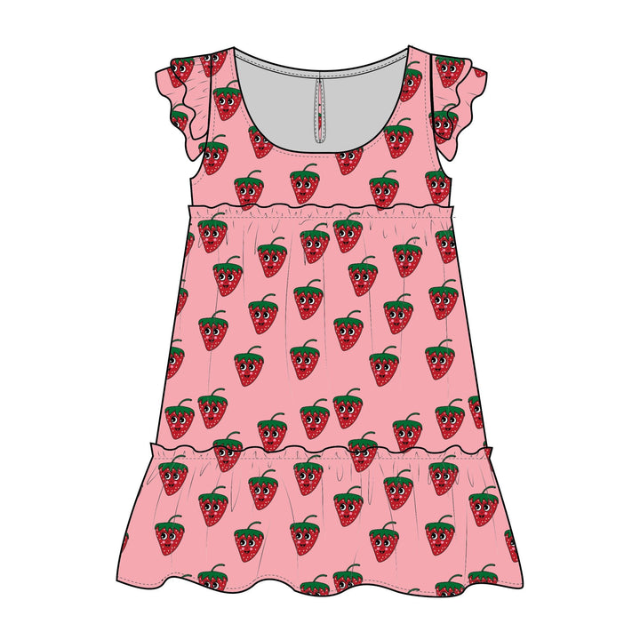 Strawberries Maxi Dress by Hugo Loves Tiki - Petite Belle