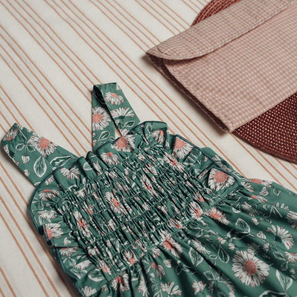 Wood Overall Dress by Birinit Petit - Petite Belle