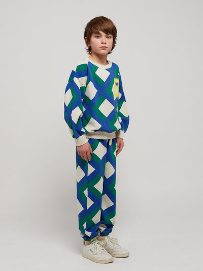 Giant Check Jogging Pants by Bobo Choses - Petite Belle | UK Stockist