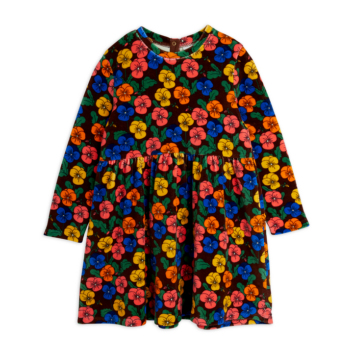 Viola Velour Dress by Mini Rodini- Petite Belle | UK Stockist