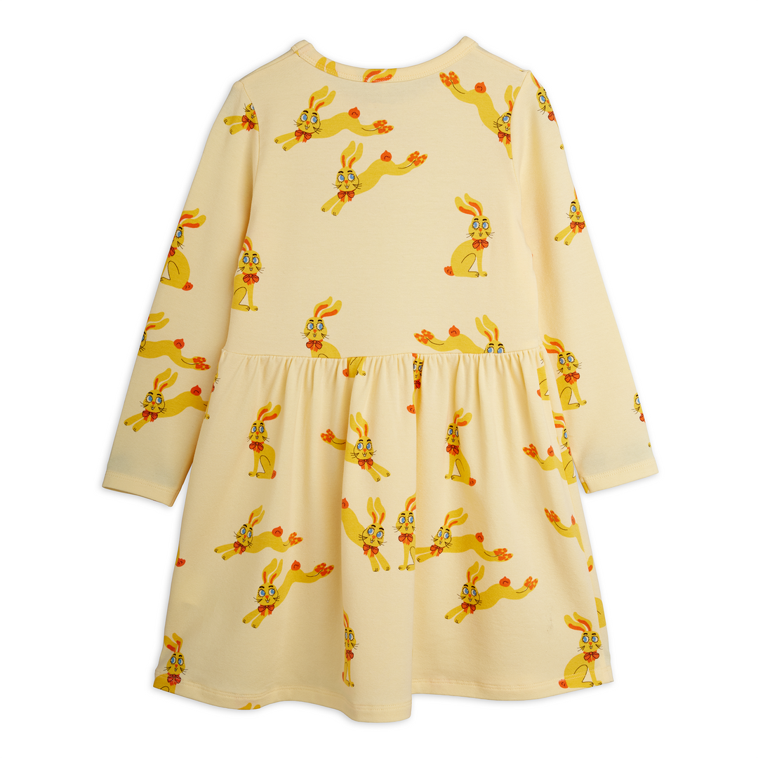 Rabbits Long Sleeves Dress by Mini Rodini - Petite Belle | UK Stockist