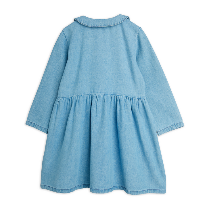 Light Denim Rabbit Dress by Mini Rodini - Petite Belle | UK Stockist