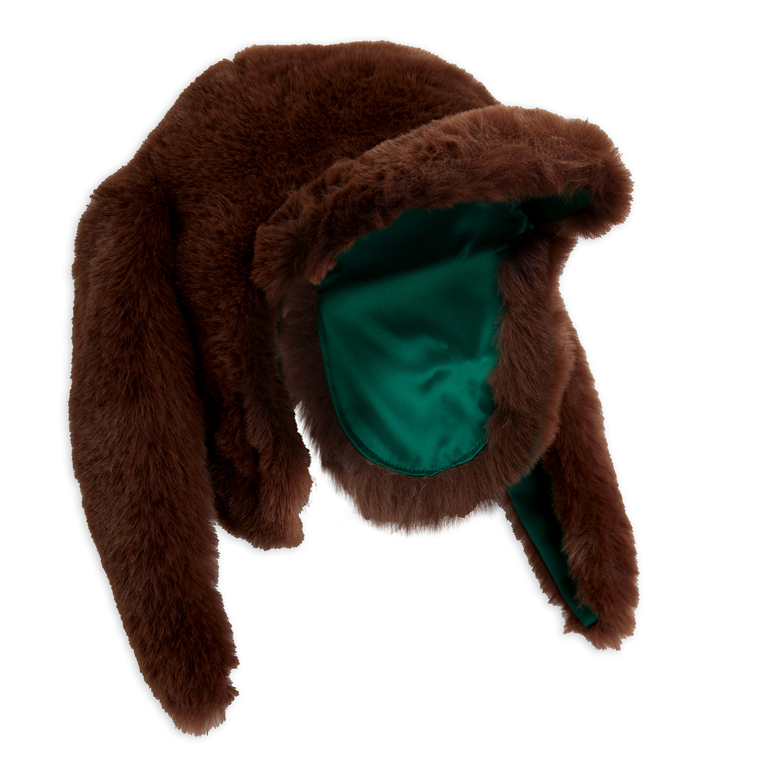 Rabbit Ear Faux Fur Cap by Mini Rodini - Petite Belle | UK Stockist