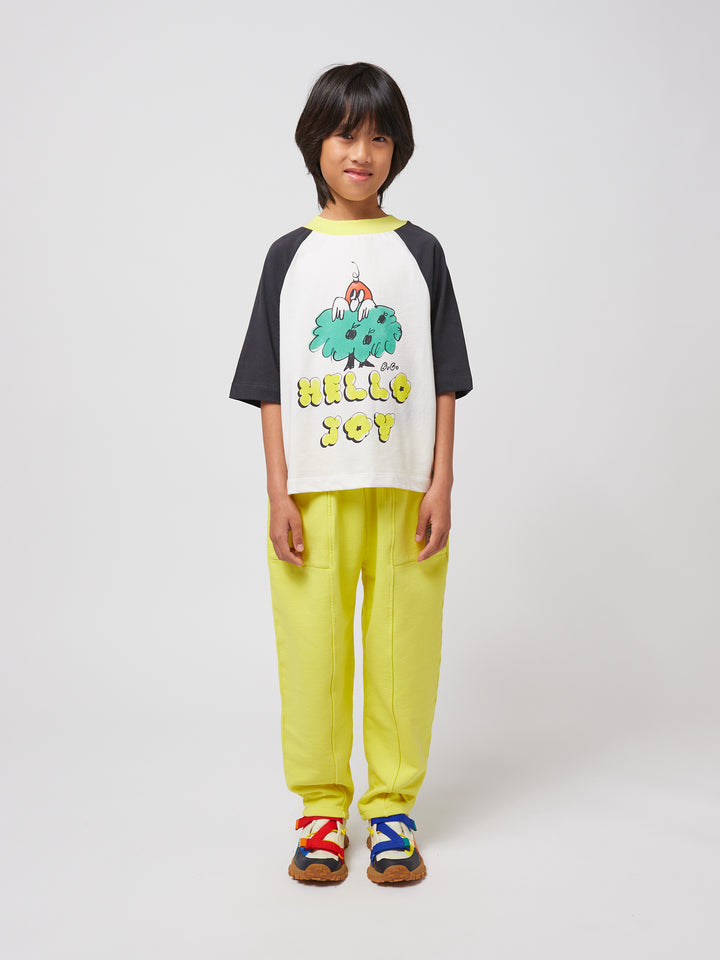 Hello Joy Raglan Sleeves Tee by Bobo Choses - Petite Belle | UK Stockist