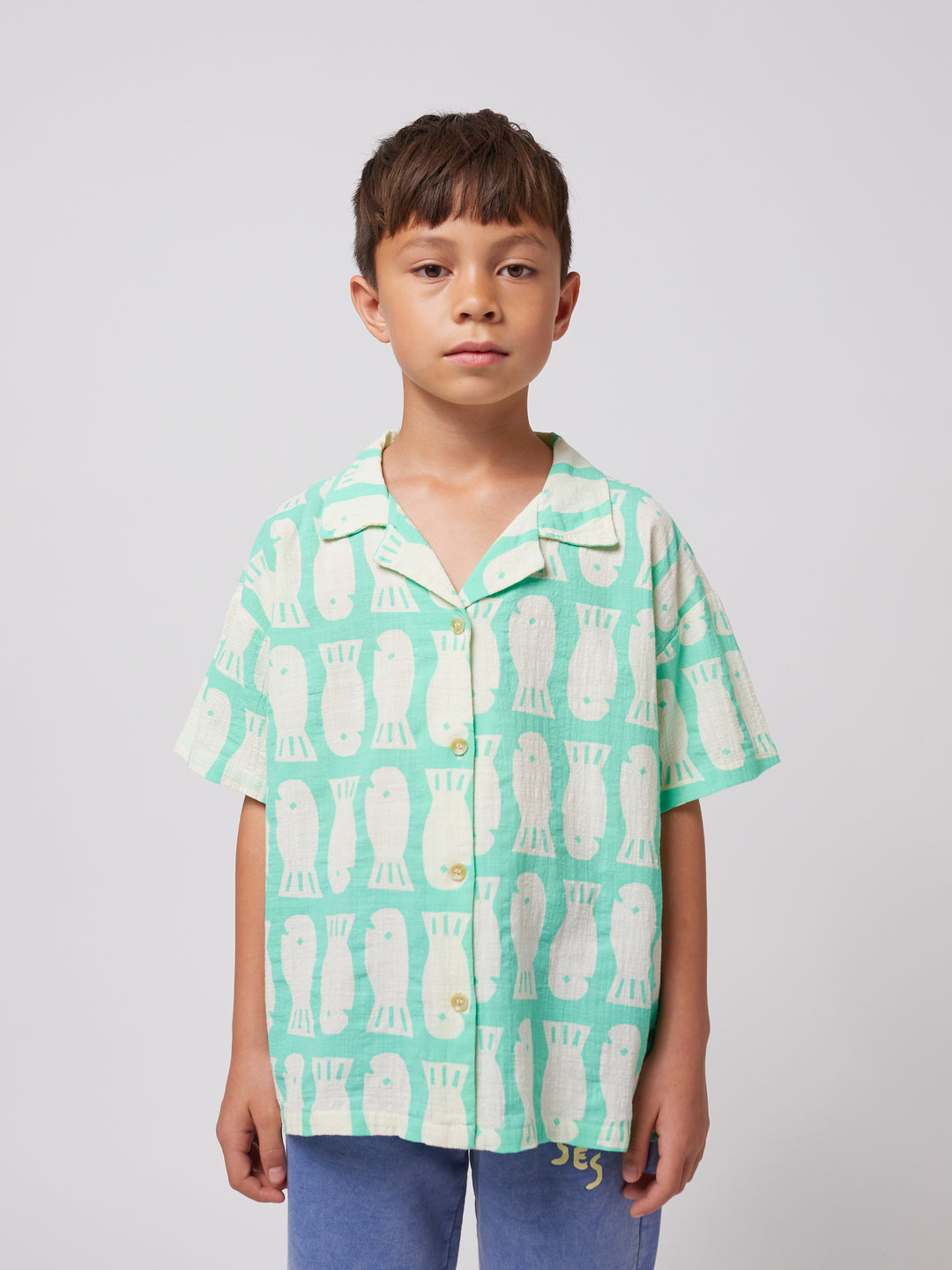 Lucky Fish All Over Woven Shirt by Bobo Choses - Petite Belle | UK Stockist