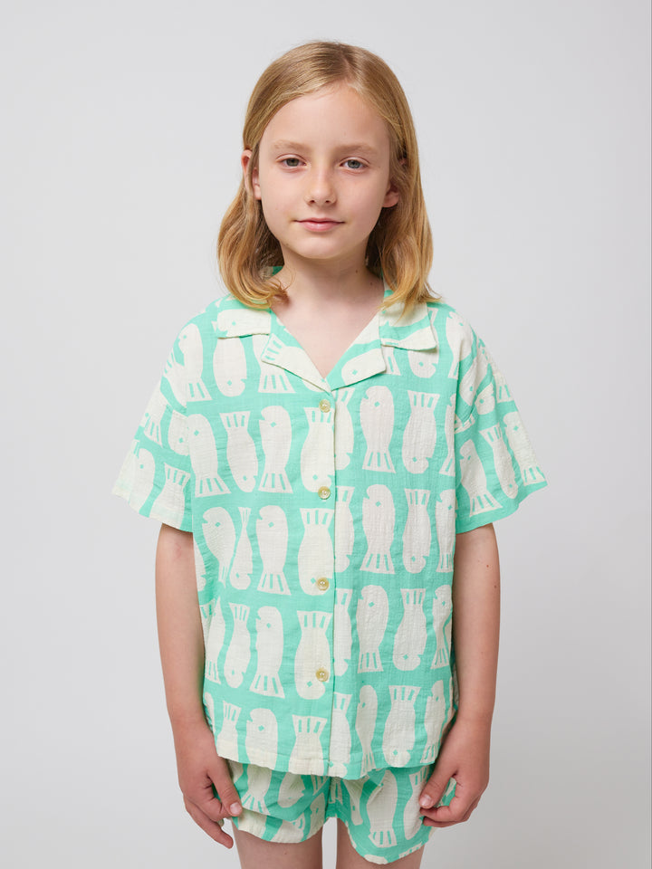 Lucky Fish All Over Woven Shirt by Bobo Choses - Petite Belle | UK Stockist