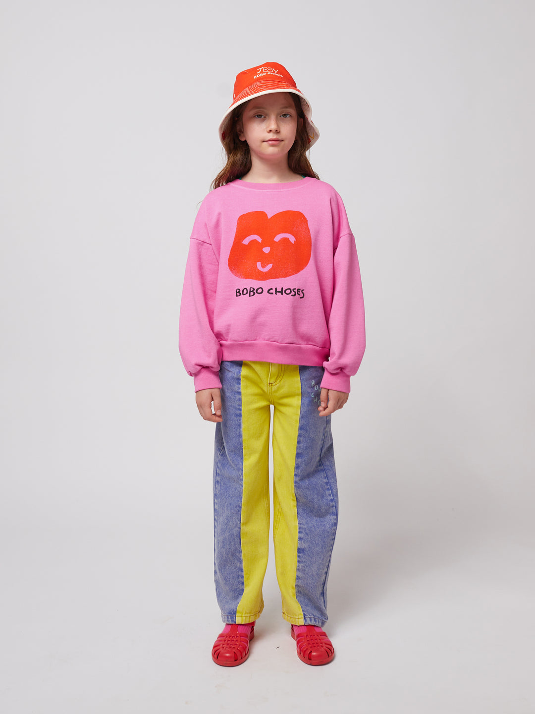 Joyful Face Sweatshirt by Bobo Choses  - Petite Belle | UK Stockist