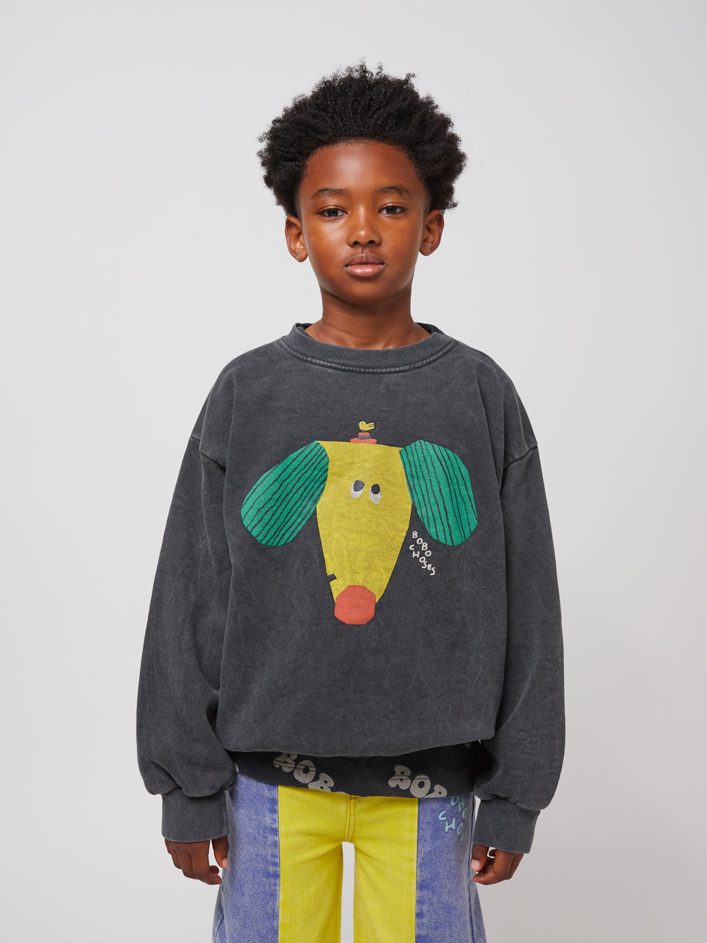 Happy Dog Sweatshirt by Bobo Choses - Petite Belle | UK Stockist