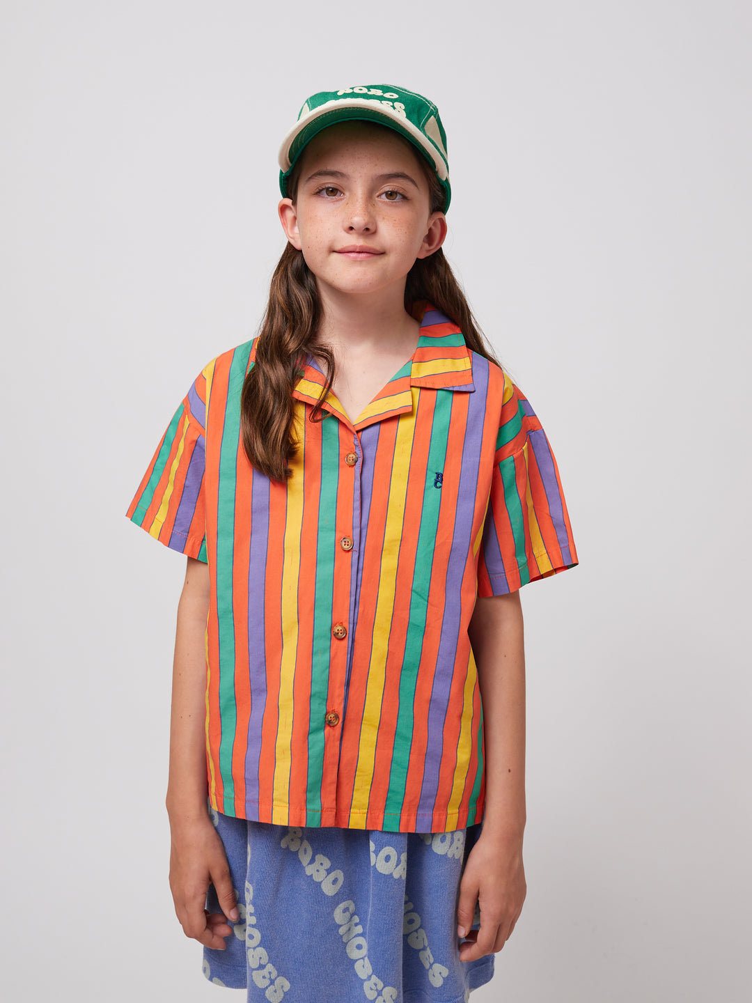 Multicolor Stripes Shirt by Bobo Choses - Petite Belle | UK Stockist