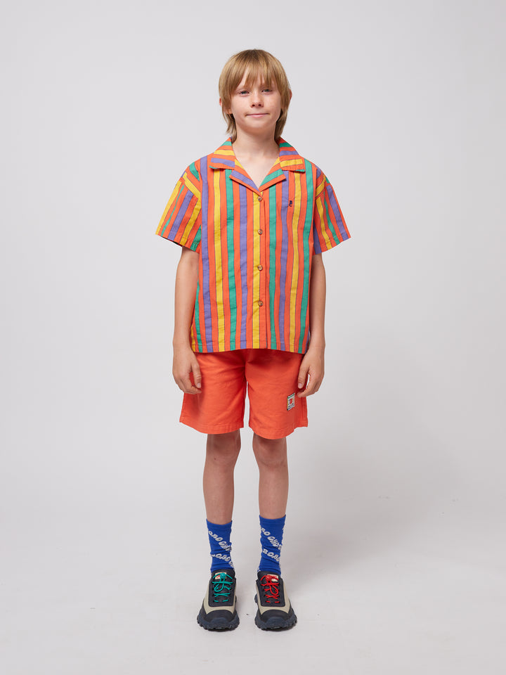 Multicolor Stripes Shirt by Bobo Choses - Petite Belle | UK Stockist