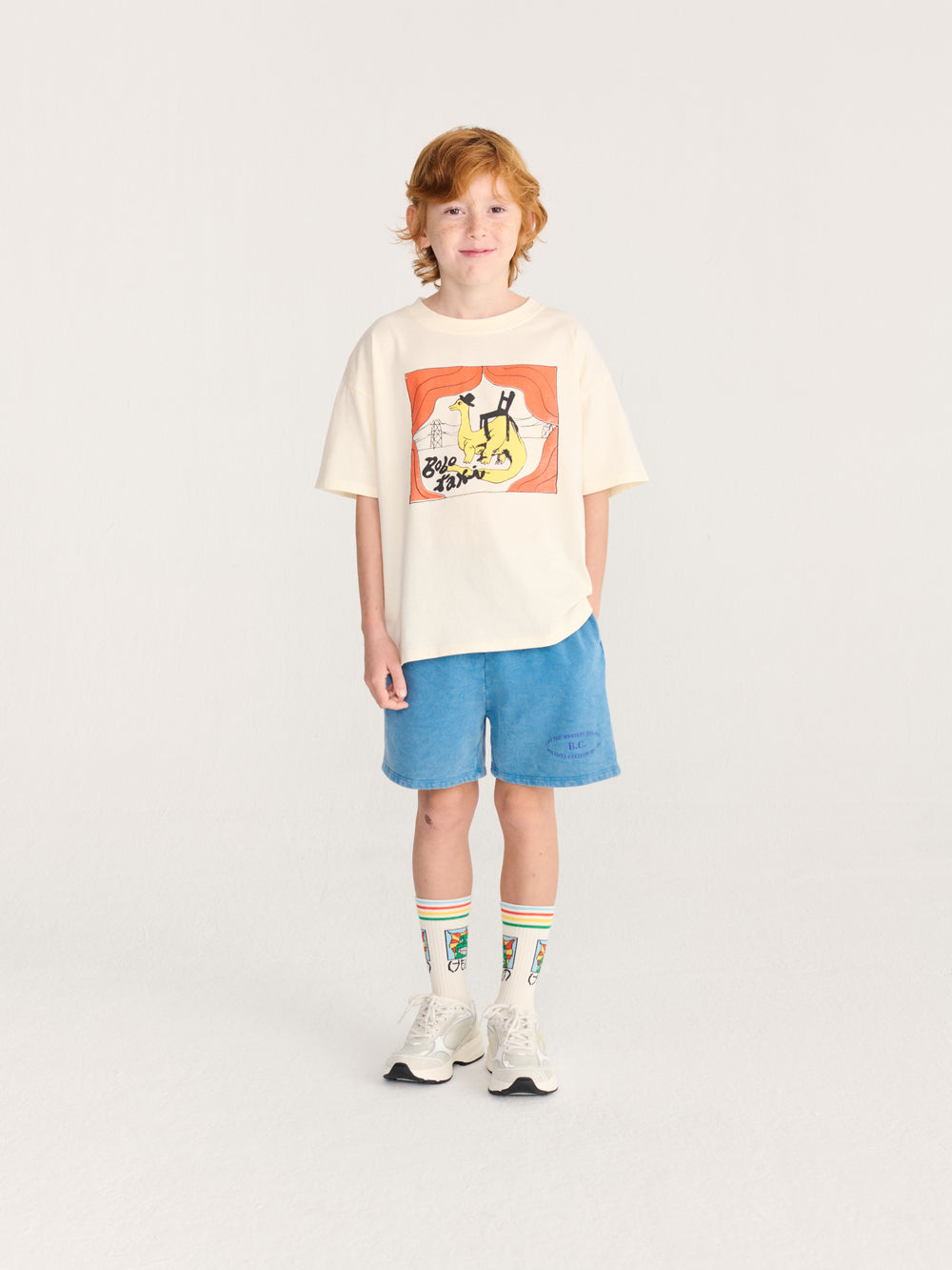 Taxi Saurus Tee by Bobo Choses - Petite Belle | UK Stockist