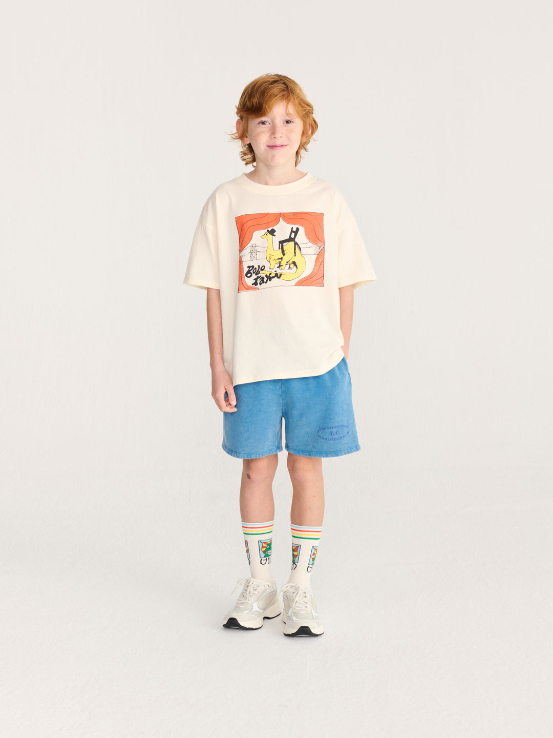 Taxi Saurus Tee by Bobo Choses - Petite Belle | UK Stockist