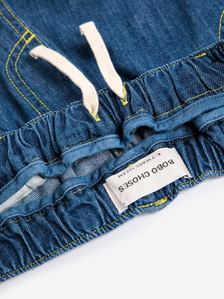 Taxi Saurus Tag Denim Pants by Bobo Choses - Petite Belle | UK Stockist