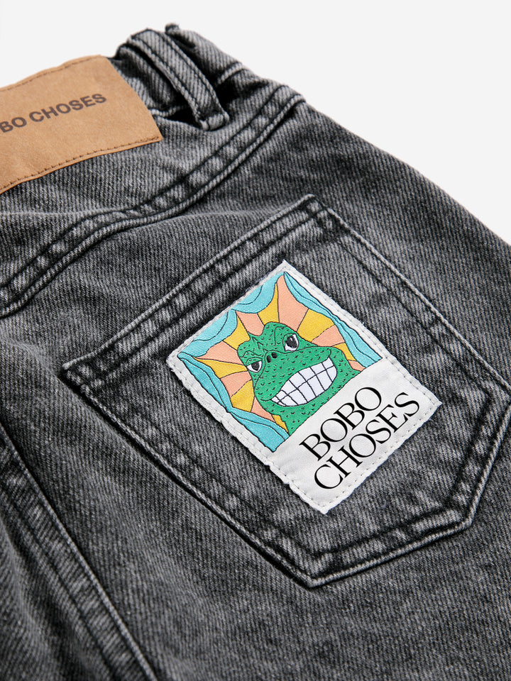 Beast Tag Denim Pants by Bobo Choses - Petite Belle | UK Stockist