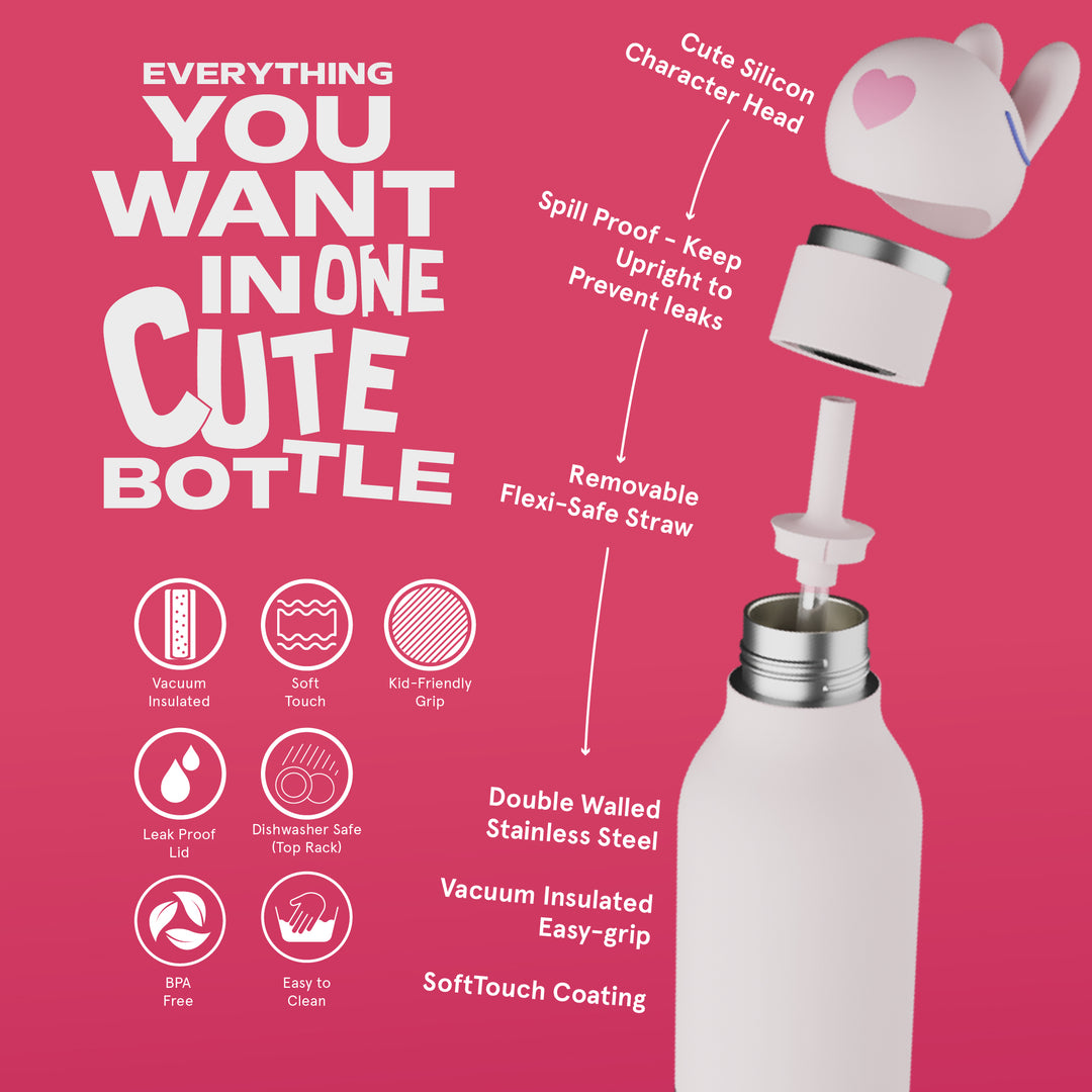 Bunny Bestie Bottle by Asobu - Petite Belle | UK Stockist