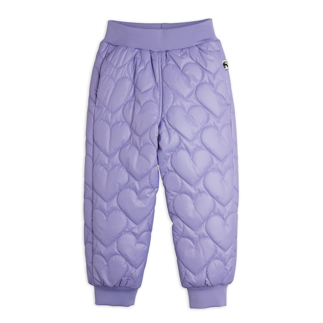 Heart Quilted Trousers by Mini Rodini - Petite Belle | UK Stockist