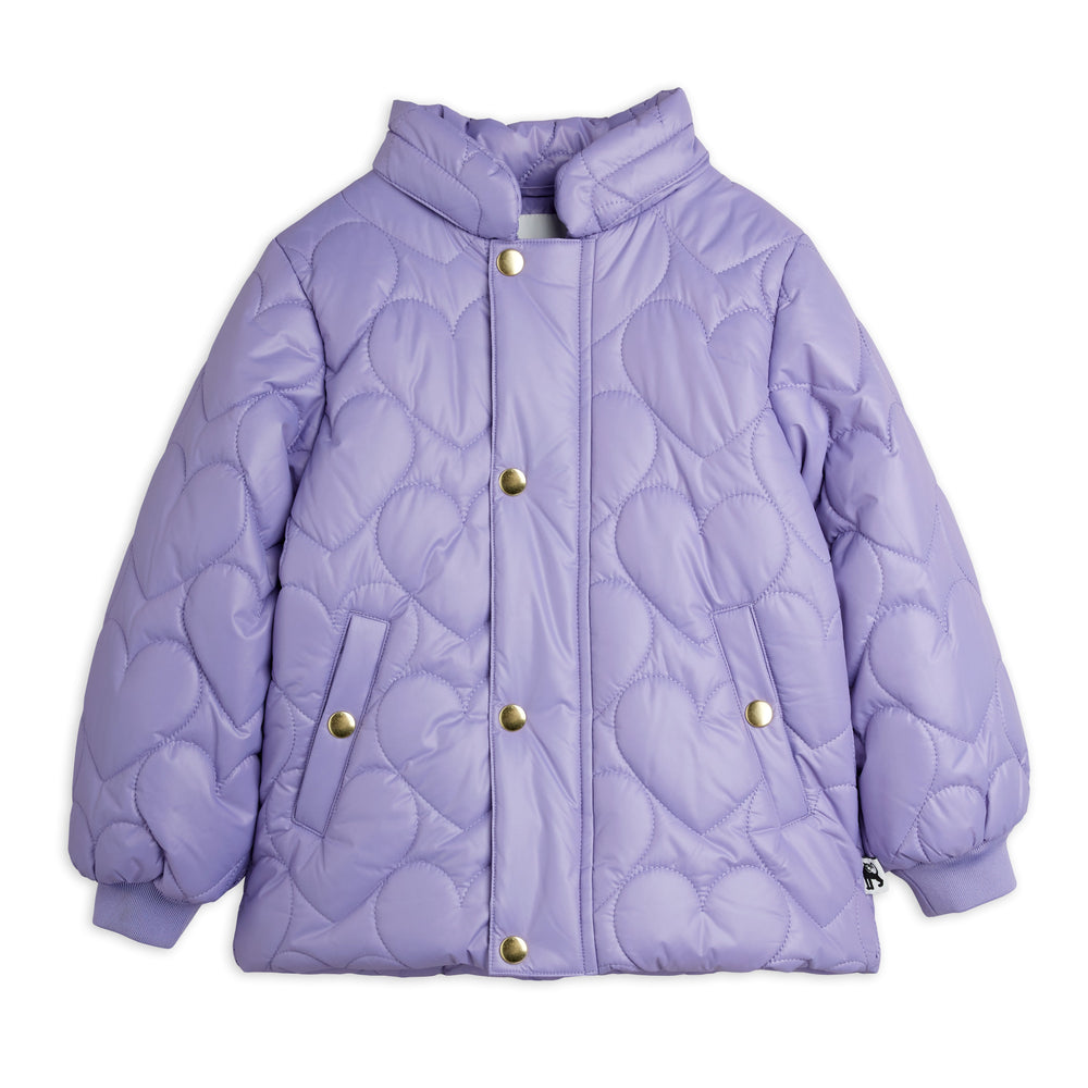 Heart Quilted Puffer Jacket by Mini Rodini - Petite Belle | UK Stockist