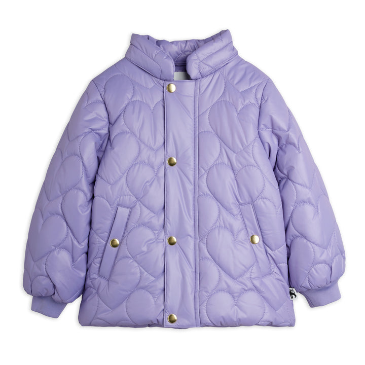 Heart Quilted Puffer Jacket by Mini Rodini - Petite Belle | UK Stockist