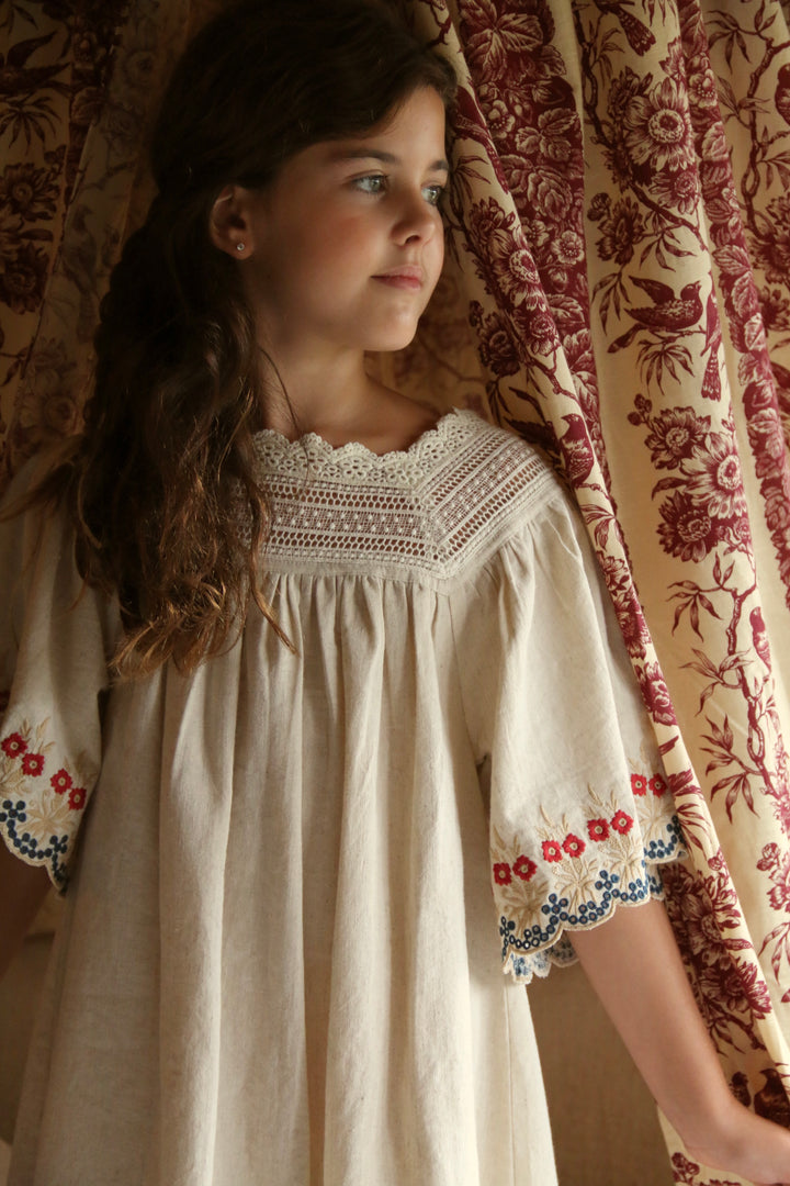 Natural Cotton Dress by Bonjour