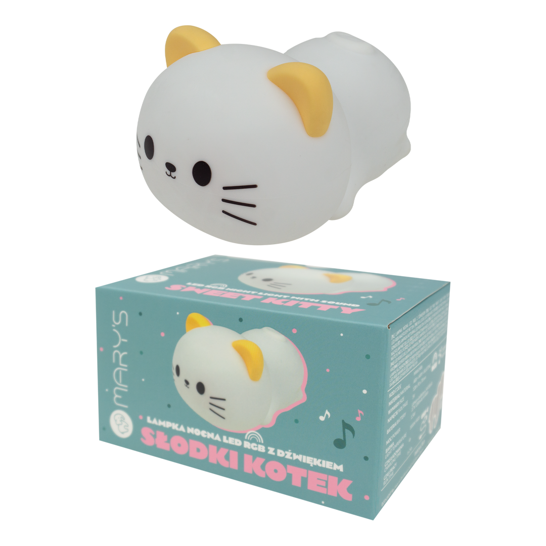 Sweet Cat LED Night Lamp by Mary's - Petite Belle | UK Stockist