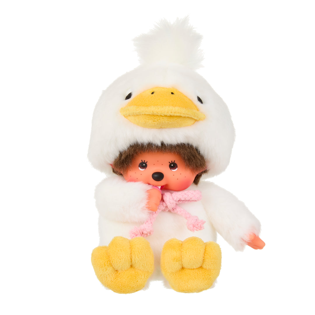 Monchhichi - Fluffy Duck Plush Doll by Sekiguchi - Petite Belle | UK Stockist
