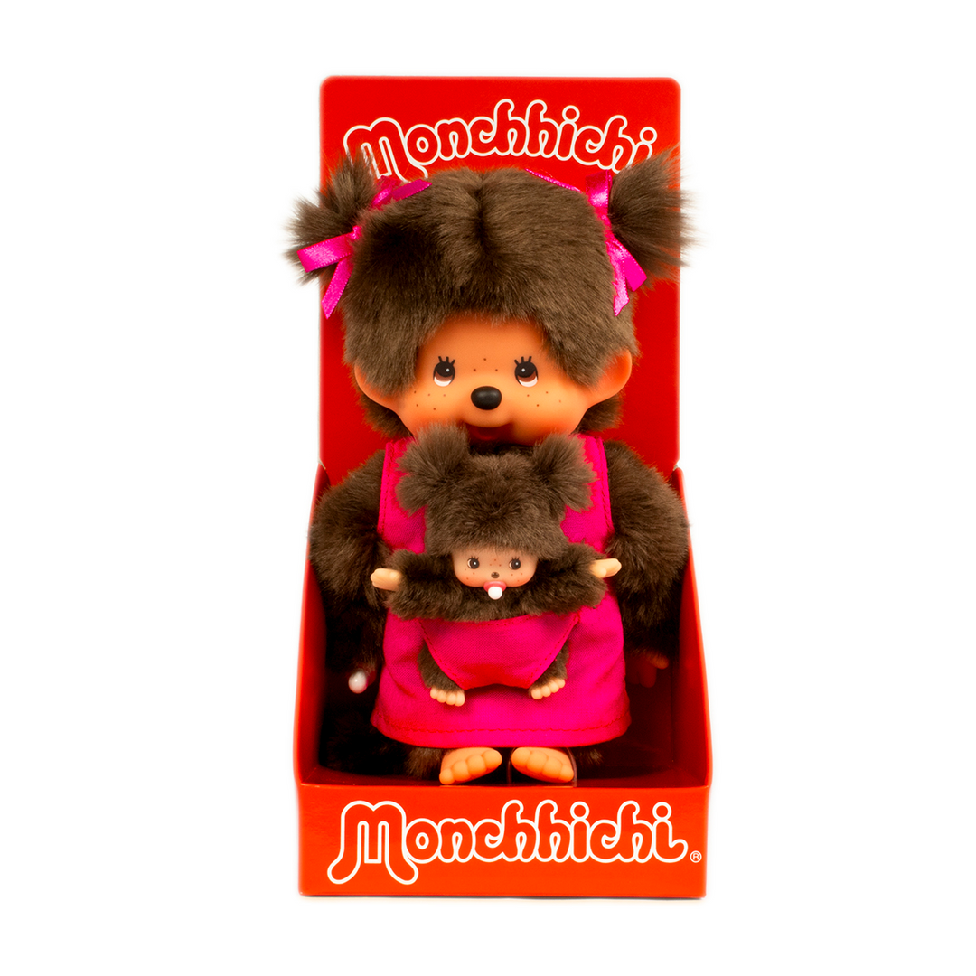 Monchhichi - Mothercare Pink Plush Doll by Sekiguchi - Petite Belle | UK Stockist