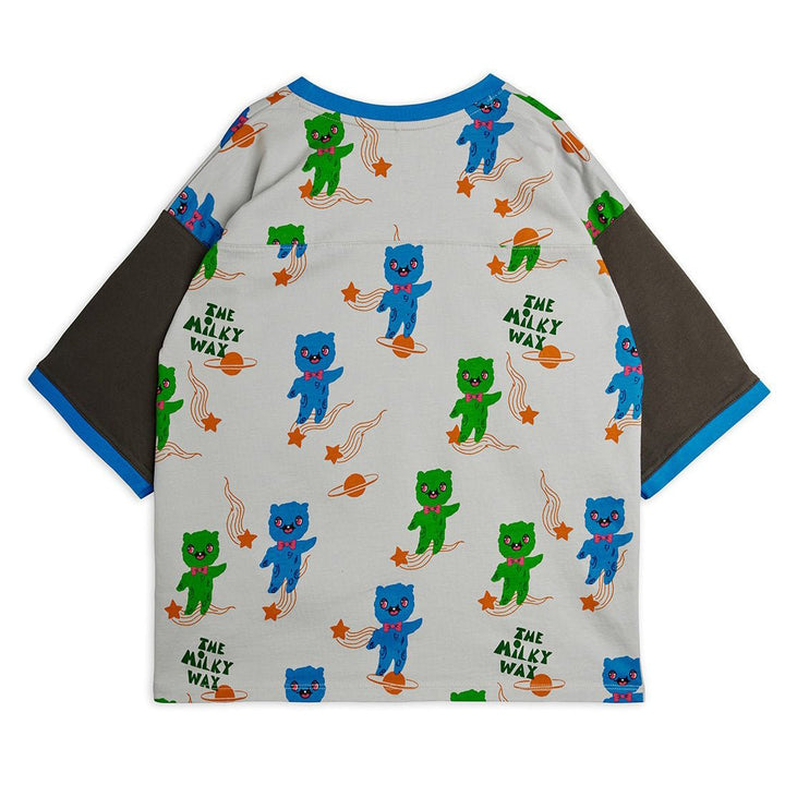 Aliens Print V - neck Tee by Mini Rodini - Petite Belle