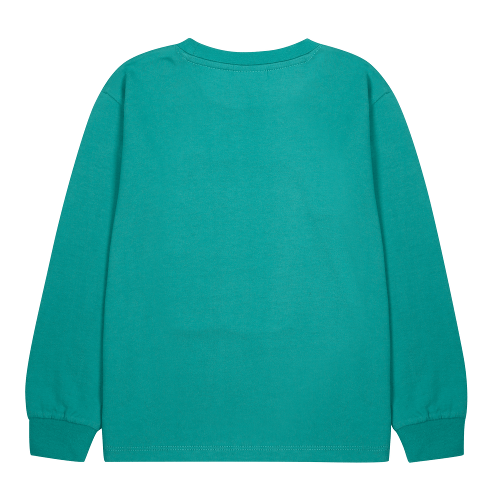 All Emotion Long-Sleeve Tee in Green by Jelly Mallow - Petite Belle