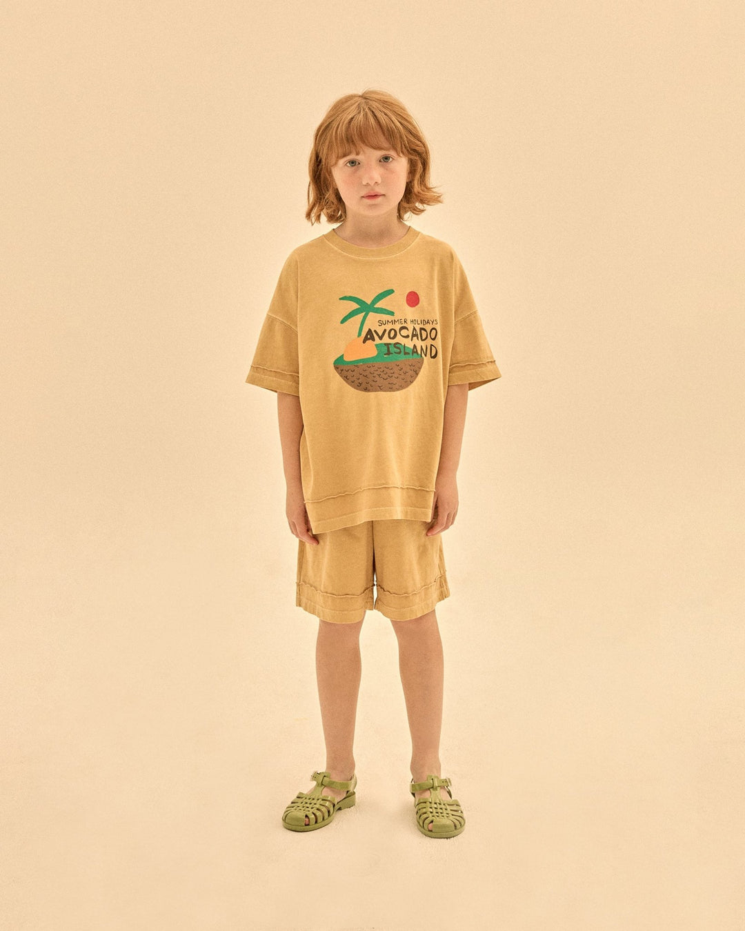 Avocado Island Pigment Tee by Jelly Mallow - Petite Belle