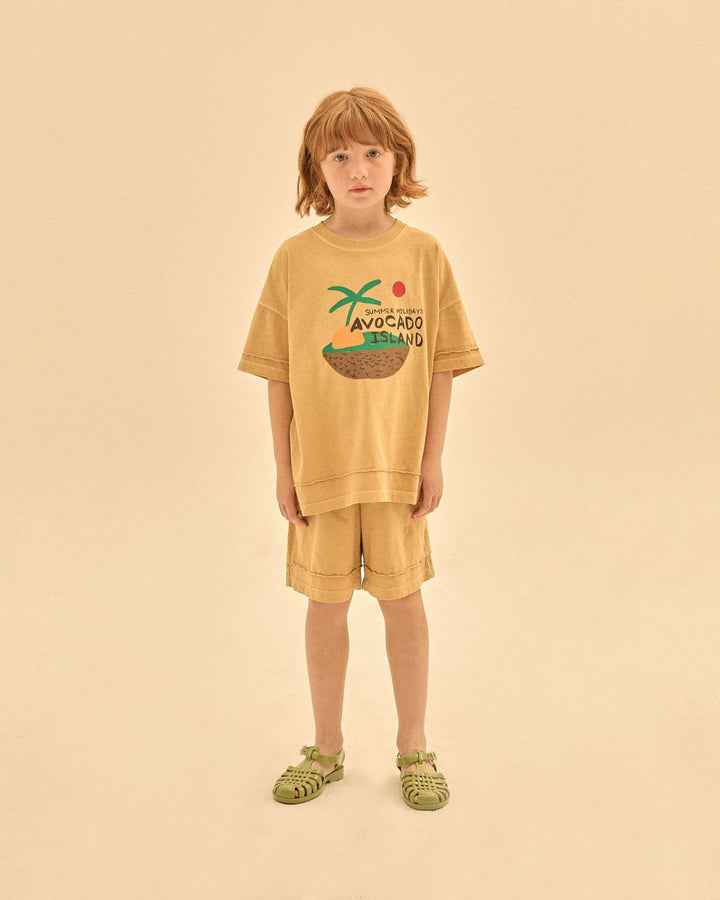 Avocado Island Pigment Tee by Jelly Mallow - Petite Belle