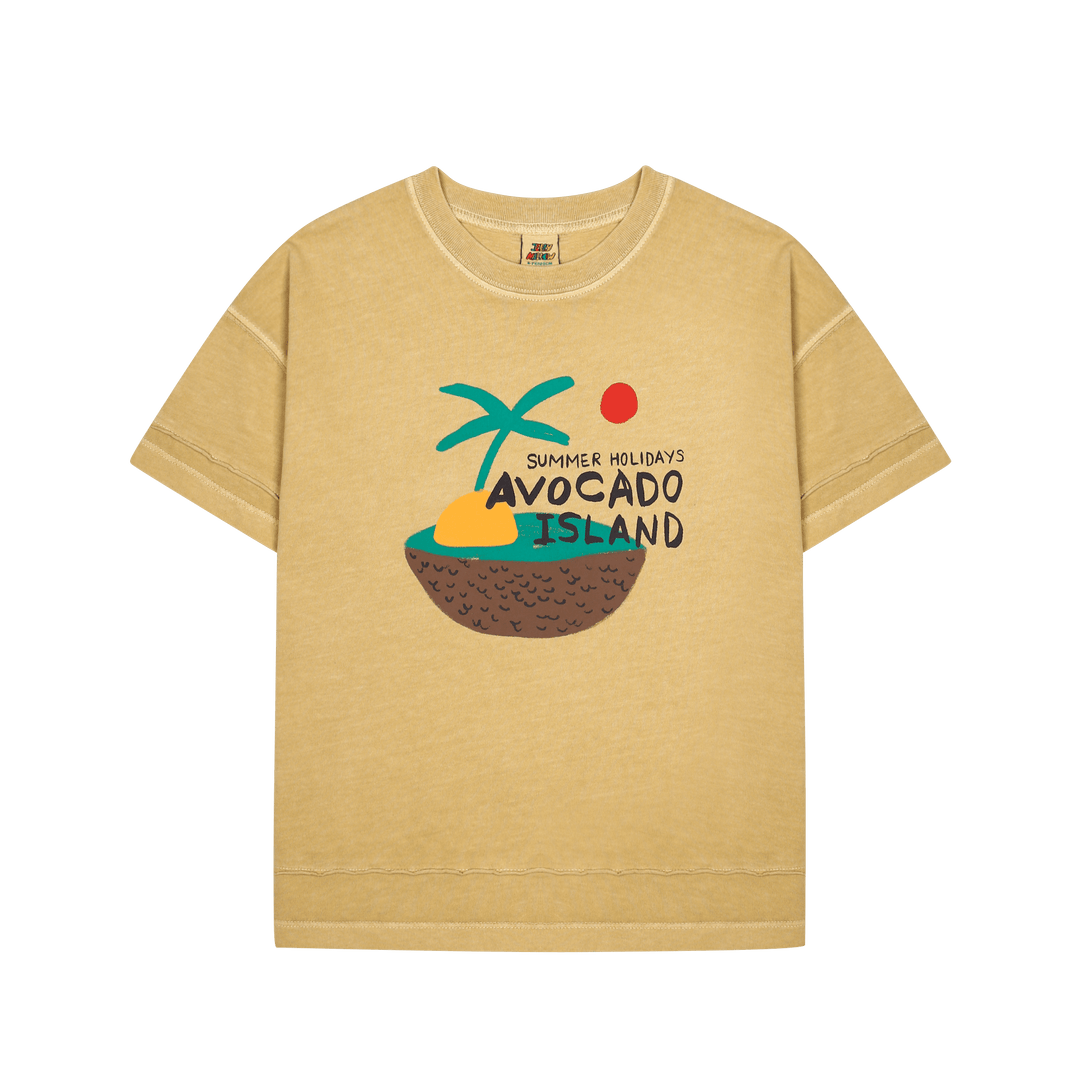 Avocado Island Pigment Tee by Jelly Mallow - Petite Belle