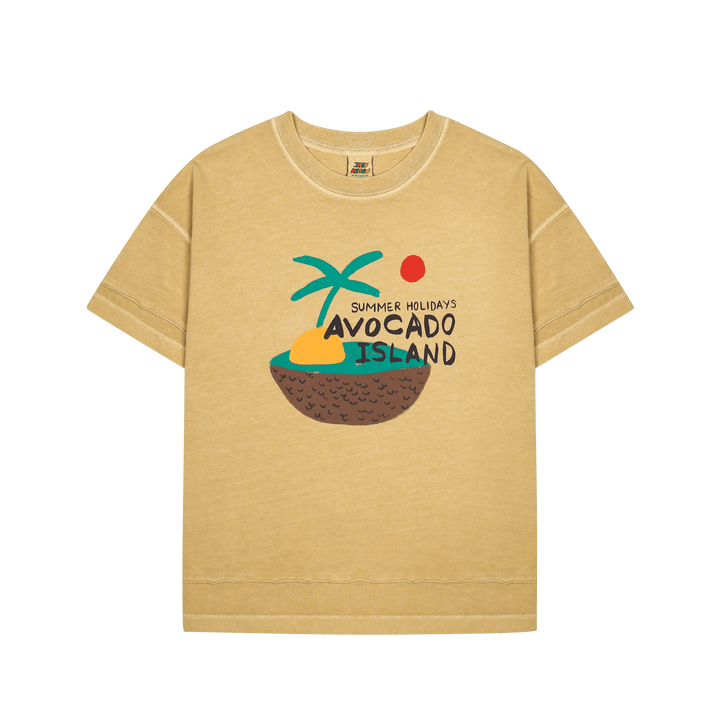 Avocado Island Pigment Tee by Jelly Mallow - Petite Belle
